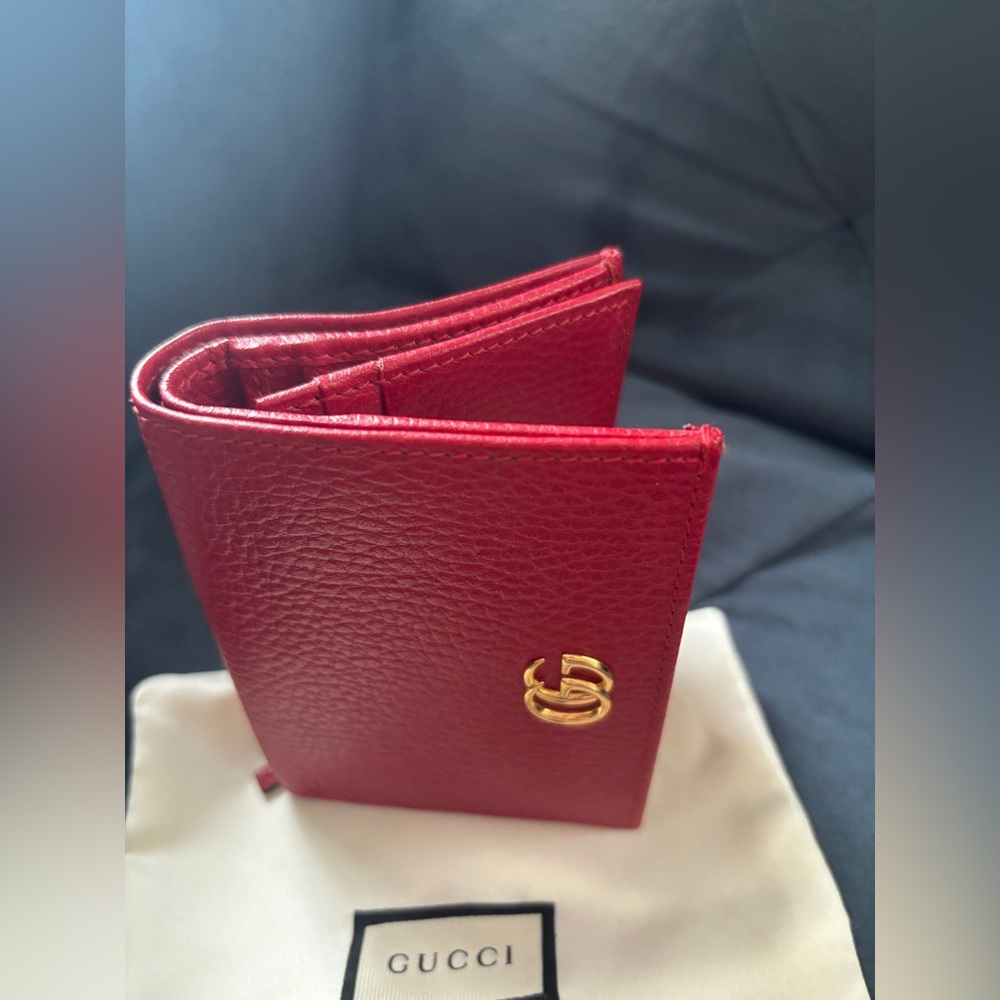 SOLD- Gucci GG Marmont pebbled leather wallet - Picture 3 of 10